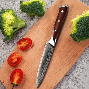 มีดเชฟเหล็กดามัสกัสแบบมืออาชีพมีดตัดกับด้ามไม้โรสวูดแอฟริกางานตามสั่ง - Product Image 2