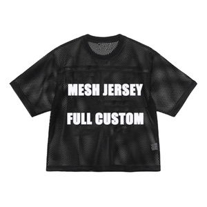 Top corto cuadrado personalizado, camisetas deportivas de fútbol americano, camiseta de rugby transpirable de malla retro suelta - Product Image 1