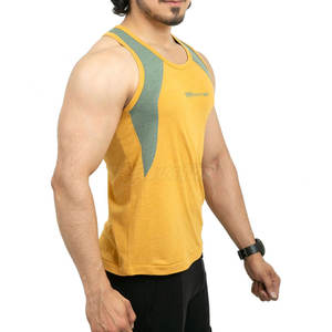 Diseña tu propia camiseta sin mangas para hombre 2025 Mejor precio Camiseta sin mangas para hombre Camiseta sin mangas de color para hombre - Product Image 2