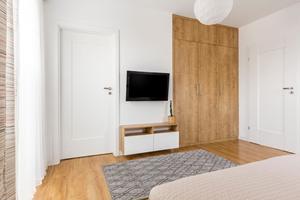 Porte en PVC moderne de haute qualité WPC bois composite étanche actionné manuellement prix compétitif fabrication du Vietnam pour - Product Image 6