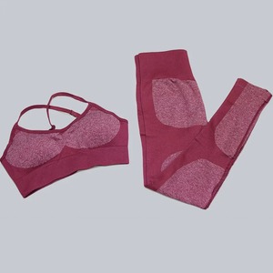 New Yoga Set For Women Seamless Leggings Sports Bra Running Trousers Workout Outfit Fitness Suit Female Gym Clothing Sportwear - Product Image 6