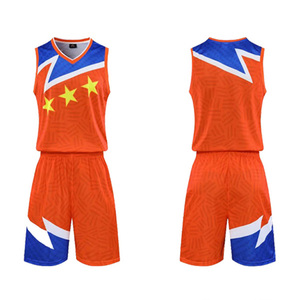 Low Price Custom Sublimation Basketball Uniform Plus Size Breathable Quick Dry 100% Polyester High Quality Team Wear Wholesale - Product Image 1