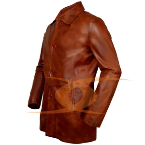 Última chaqueta de cuero de nuevo diseño para hombres Precio de venta en línea Chaqueta de cuero para hombres Precio barato Chaqueta de cuero para hombres - Product Image 4