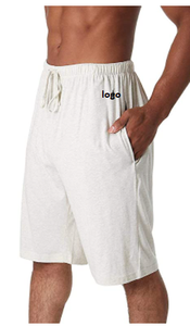Cintura con cordón para dormir para hombre, 100% algodón, holgada, importada - Product Image 5