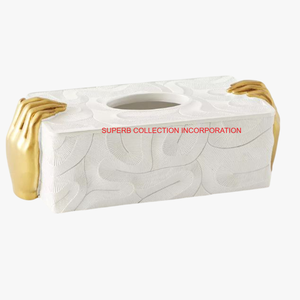 Boîte à mouchoirs en métal de la plus haute qualité accessoires de serviette de Table dernier cheval porte-mouchoirs décoratif en relief pour fournitures d'hôtel - Product Image 5