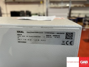 เครื่องตัดกระดาษแบบกิลโยติน Ideal 6550-95 สภาพดีเยี่ยมสำหรับขาย - เครื่องตัดกระดาษ - ผลิตในเยอรมนี - Product Image 6