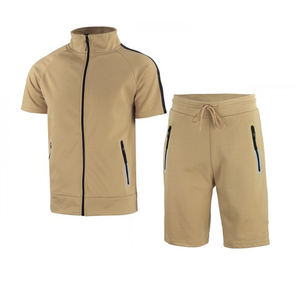 Conjuntos de pantalones cortos personalizados para hombre, Conjunto de camiseta y pantalón corto de diseño informal, chándal de 2 piezas, novedad - Product Image 1