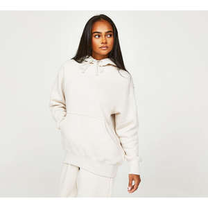 Ensemble deux pièces décontracté vintage pour femmes, pull à capuche et pantalon large, vêtements de tous les jours doux - Product Image 3