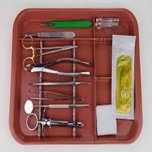 Le plateau d'extraction simple Configuration 10 Pcs Manuel Kit Instruments pour Professionnel Dentaire Clinique Hôpital Acier Inoxydable - Product Image 4