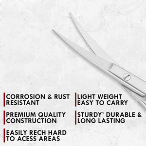 Tijeras médicas de acero inoxidable de precisión, instrumento de tejido quirúrgico Dental Manual para uso en quirófano, tijeras quirúrgicas OEM - Product Image 6