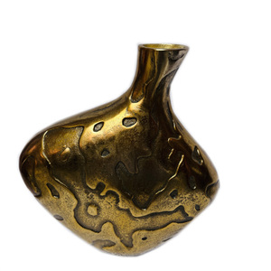 Aluminium Metal Flower <b>Vase</b> Stylish Home Decor with <b>Unique</b> Metal Durable Design Modern Luxury <b>Vases</b> for Indoor and Outdoor Use - Product Image 5