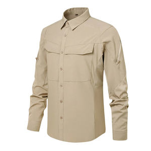 Chemise de cargaison brodée par coutume disponible pour des ordres d'uniformes de société ou de marque de distributeur - Product Image 1