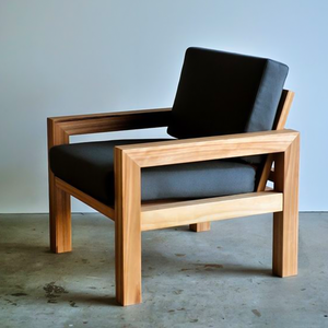 PATIO BRAZO SILLA ESPESOR MADERA DE TECA HECHO EN INDONESIA - Product Image 1