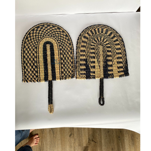 Vietnam Seagrass Handheld Natural <b>Fan</b> Special Gift for Wedding Woven Bolga Hand <b>Fan</b> <b>Decorative</b> Eco Friendly <b>Wall</b> Hanging <b>Fan</b> - Product Image 3