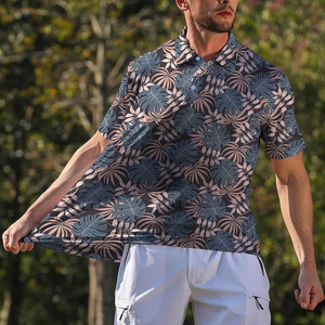 Men's Casual Short Sleeve for Shirts Compressed Breathable 3D Pattern Plus Size OEM Logo Custom Print Eco-Friendly Fashion - Product Image 4