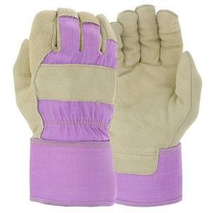 Guantes de aparejo de cuero pesado Guantes de aparejo de seguridad de una sola Palma Guantes DE TRABAJO reforzados de una sola palma de cuero - Product Image 1