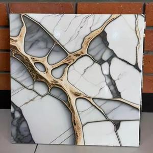 40X40ซม. กระเบื้องปูพื้นเซรามิกสีขาว400x400มม. กันลื่นกระเบื้องที่จอดรถสำหรับงานหนัก16x16นิ้วสำหรับตกแต่ง - Product Image 3