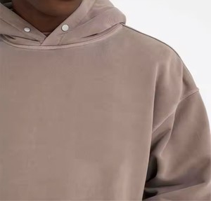 Sudadera Cómoda con Hombros Caídos, Uso Casual, Básica, 100% Algodón Felpa, Tejido Suave y Sostenible, Otoño, Hombre - Product Image 2