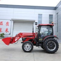 Tracteur agricole compact à quatre roues motrices de 60 CV, 70 CV, 90 CV, petite machine agricole, mini-tracteur multifonctionnel pour la ferme, à vendre