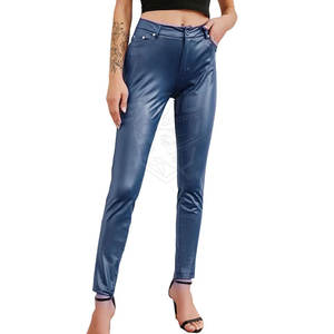 Pantalons en cuir pour hommes de la meilleure qualité, pantalons en cuir de couleur unie, pantalons en cuir pour femmes les plus vendus, fabriqués au Pakistan - Product Image 4