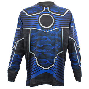 Conjunto de Uniforme de Paintball con Estampado Personalizado, Camiseta y Pantalones, Material de Poliéster Transpirable Resistente a la Luz, para Uso en Exteriores - Product Image 1