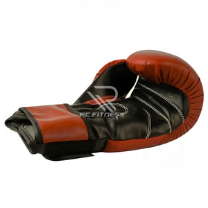 Customized PU Leather MMA Gloves Non-Slip Hook Loop Closure Top-quality Training Gloves Custom Sublimation <b>Printing</b> Hot Sale - Product Image 4
