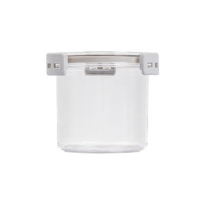 HOKORI 6593 Récipient rond de stockage d'aliments secs de 800ml avec couvercle bocal en plastique hermétique pour l'organisation de la cuisine - Product Image 6