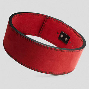 Ceinture à levier en cuir gris foncé Logo personnalisé Boucle de levier d'entraînement Powerlifting pour l'entraînement de musculation de Gloves City 2025 - Product Image 4