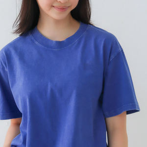 2024 Streetwear Ecológico Transpirable Lavado Vintage Hip Hop Retro Punk Mujeres Algodón Neutral Camisetas de manga corta - Product Image 4