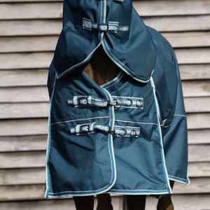 Tapis de cheval 1200D robuste avec maille aérée détachable pour la respirabilité et le confort Style imperméable d'hiver avec doublure en nylon - Product Image 2