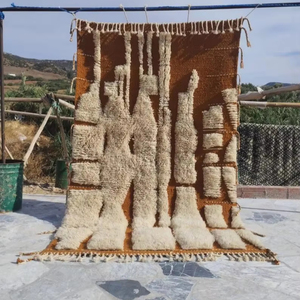 Precio al por mayor, diseño Vintage, alfombras de lana con mechones a mano, venta al por mayor, bereber marroquí para sala de estar, alfombras para TEXTILES INDIOS H/L - Product Image 1