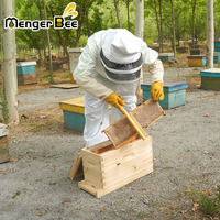 Nouvelle ruche Menger Bee B-7N2 en cèdre de Chine, type Langstroth 5 cadres, équipement d'élevage de reines pour l'apiculture et les fermes apicoles