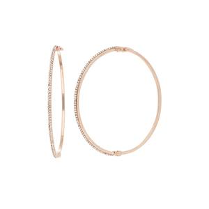 Del Pia Wholesale High Quality Women <b>Bangle</b> <b>Bracelet</b> 51x61mm 18K Gold Over 925 Sterling <b>Silver</b> - Product Image 1