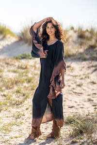 Novedades de Verano 2023, Ropa de Moda para Mujer, Vestido Largo Informal Bohemio con Estampado Floral, Vestido Maxi con Hombros Descubiertos, Estilo Boho Chic - Product Image 5