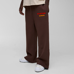 Pantalon surdimensionné pour hommes 100% coton de haute qualité StreetWear décontracté poids lourd personnalisé lavé Baggy pantalon de survêtement pour hommes - Product Image 6