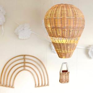 Wicker Hanging <b>Balloons</b> Natural Decoration Rattan Hot air <b>Balloon</b> for Kids Bedroom Decorations and Home Decor - Product Image 1