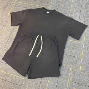Ensemble T-shirt et short surdimensionné personnalisé, streetwear pour hommes, fabricant, impression de logo personnalisée - Product Image 2