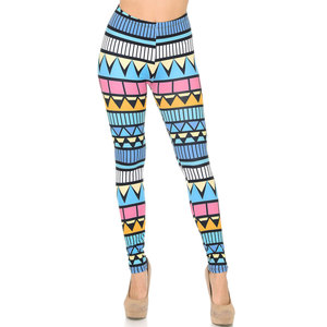 2022 Leggings deportivos para mujer con cintura tejida sublimada para Yoga Gym Running Fitness - Product Image 1