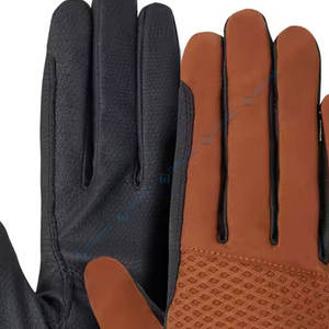 Guantes de equitación de cuero para invierno, los más vendidos, de dedo completo, ligeros, transpirables, con diseño personalizable y servicio OEM - Product Image 3
