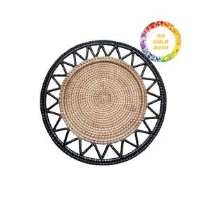 ที่ชาร์จจานหวายสวยงามทำมือในเวียดนามเหมาะสำหรับจัดโต๊ะอาหารและตกแต่งสไตล์บ้าน - Product Image 3