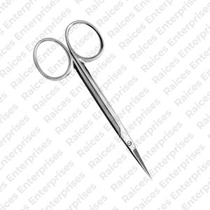 Tijeras oftálmicas de calidad superior, puntas romas en ángulo de 9cm, instrumento Médico Quirúrgico, tijeras oftálmicas a la venta - Product Image 6