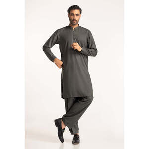 Traje Básico y Elegante para Hombre, Cuello Sherwani, Manga Larga, para Todas las Temporadas, Cómodo y Práctico, SK-P24-096 - Product Image 1