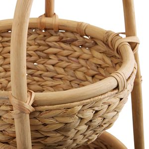 Meilleur choix rustique jacinthe d'eau et tour de stockage en rotin organisateur de panier à 3 niveaux pour la maison de l'usine du Viet Nam - Product Image 3