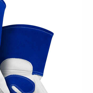 Gants de soudage perforés en cuir Cabretta, résistants à la chaleur, personnalisés, non rigides, de sécurité, imperméables et antidérapants - Product Image 4