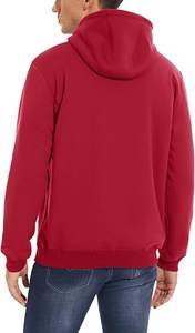 Sudadera con Capucha de Forro Polar Ligera y Personalizable para Hombre, 100% Algodón, Corte Regular, OEM, Tejida, Sublimada, con Cuello con Capucha, Color Sólido - Product Image 2