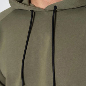 Sweat à capuche personnalisé vierge 350 400gsm hommes coton sérigraphie recadrée 500gsm sweat à capuche unisexe Streetwear français éponge sweat à capuche fabricants - Product Image 3