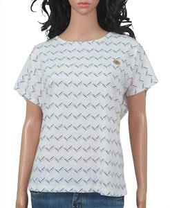 Camiseta de ajuste clásico para mujer hecha de tela de algodón suave ideal para uso diario, viajes, descanso o salidas Casuales - Product Image 1