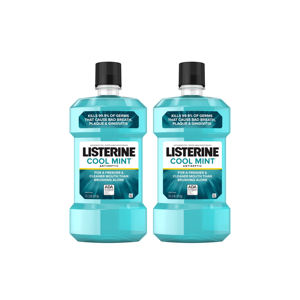 Listerine rince-bouche assainisseur d'haleine fort fiable pour l'élimination des germes d'hygiène buccale et la protection durable des gencives - Product Image 1