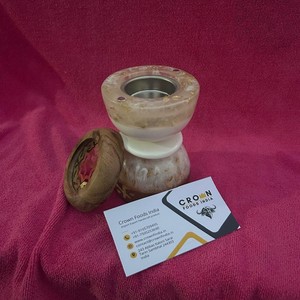 Quemador Bakhoor de madera, soporte de incienso hecho a mano ecológico para decoración del hogar y bodas, difusor de aromaterapia religioso, regalo - Product Image 3