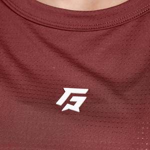 Vêtements de sport actifs à manches longues en couleur marron - Product Image 5